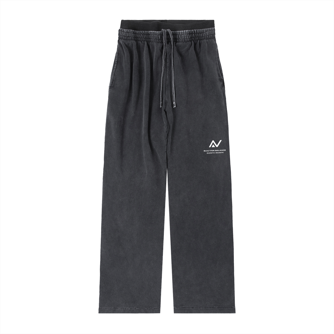 AVANTE Essentials Washed High-Waisted Pants