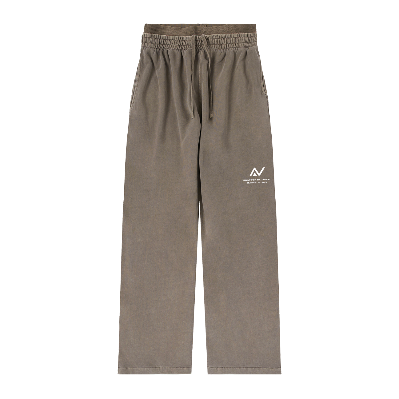 AVANTE Essentials Washed High-Waisted Pants